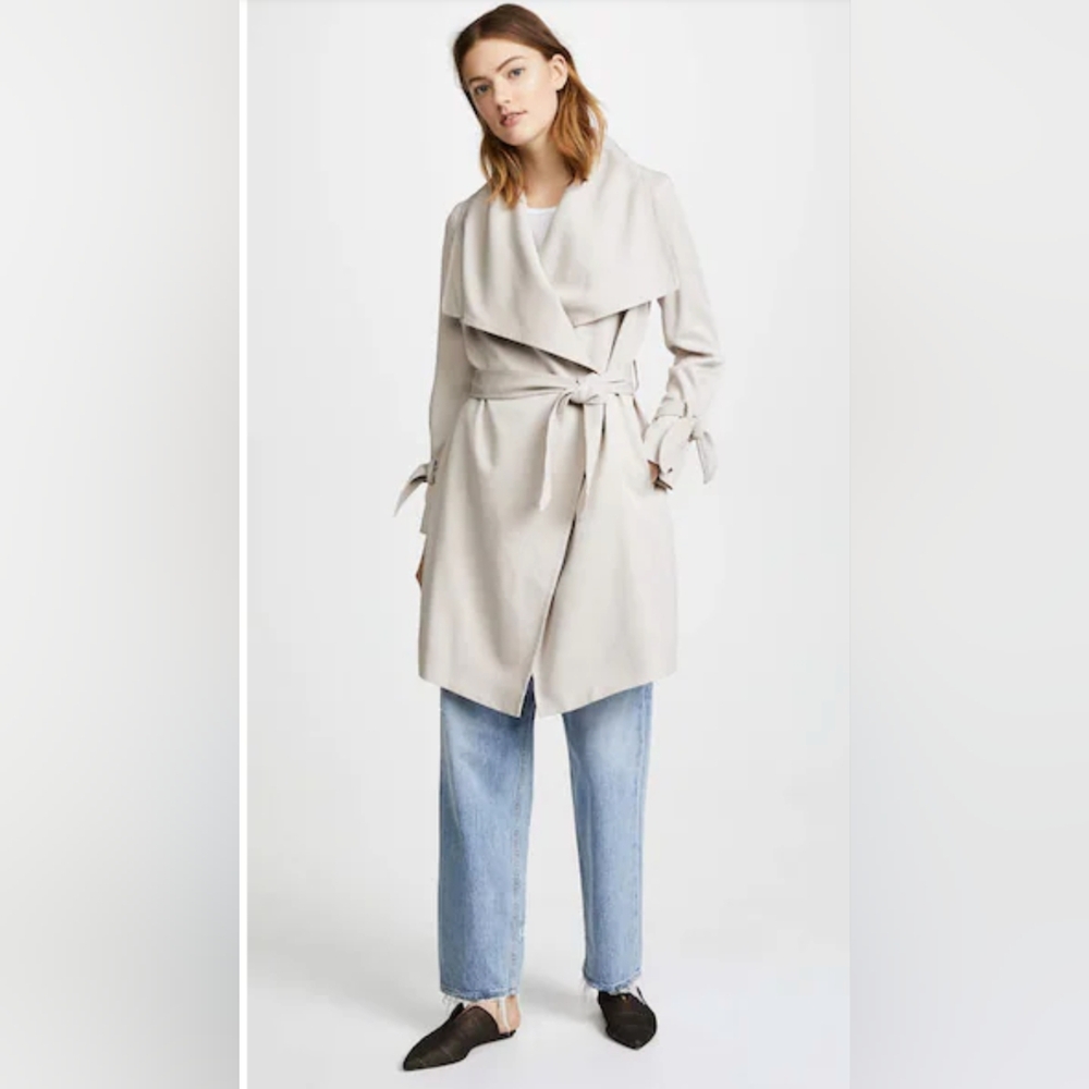Club Monaco Ellayne Waterfall Trench Coat